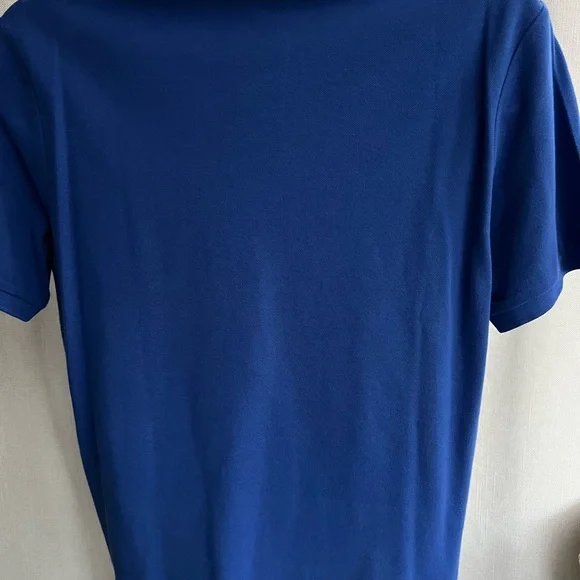 New Men's Polo Ralph Lauren Blue Graphic Polo Shirt